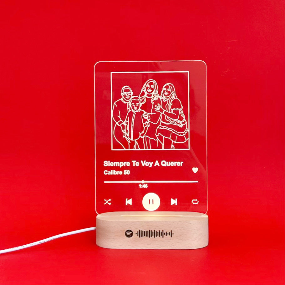 Lámpara Personalizada Spotify