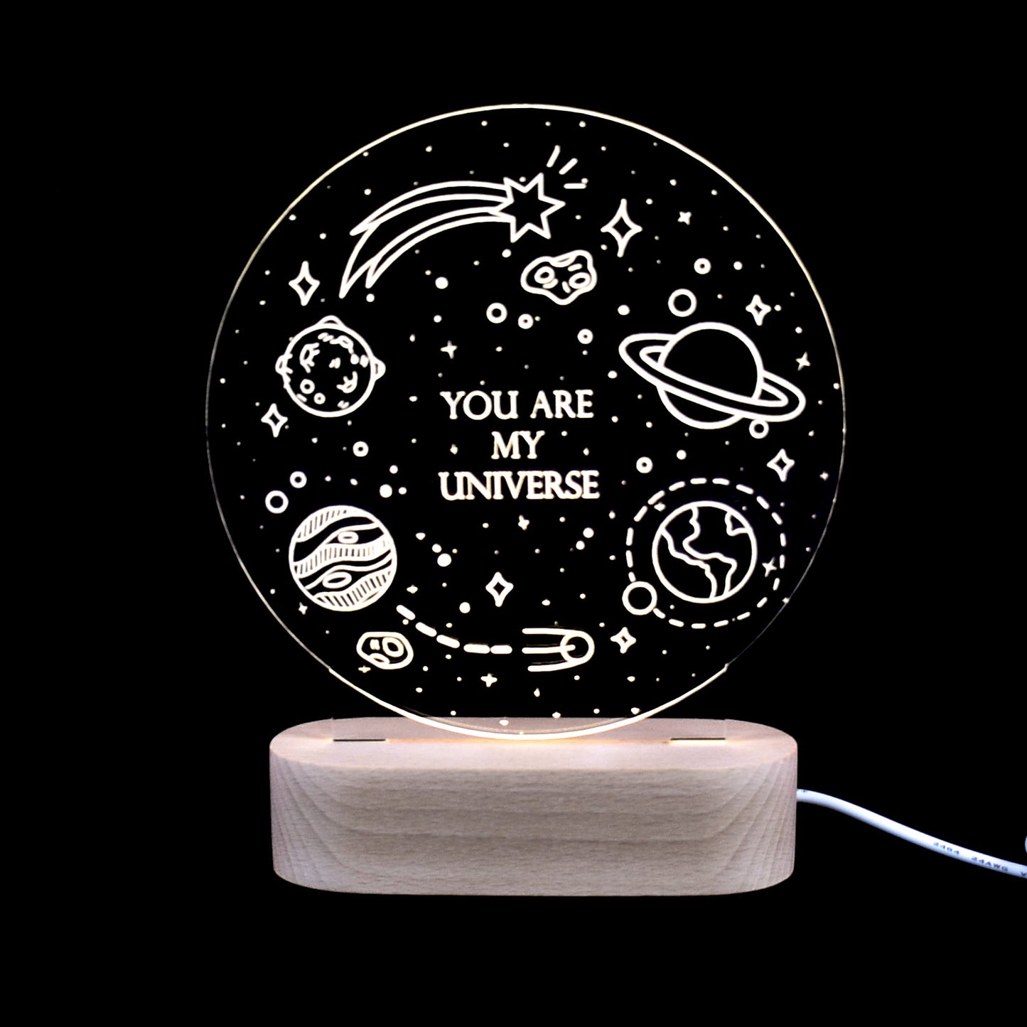 Lámpara "You Are My Universe"