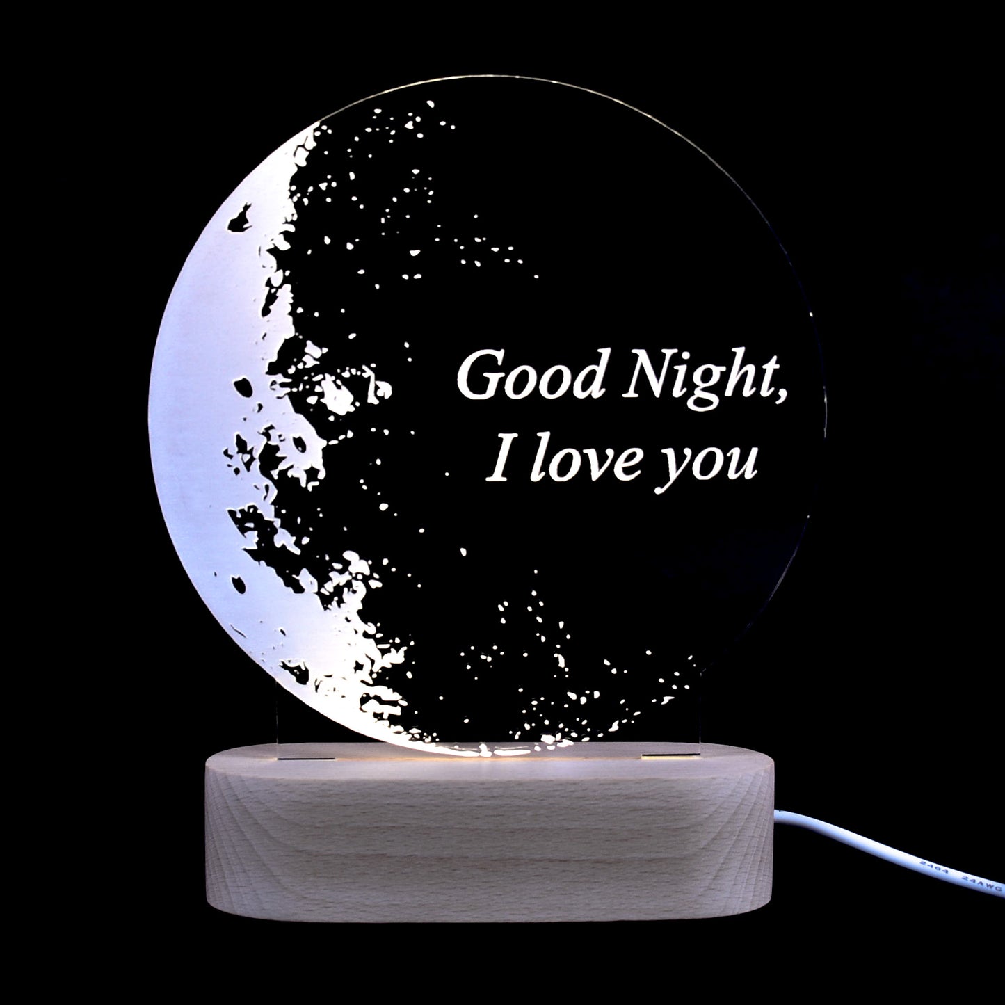 Lámpara "Good Night I Love You"