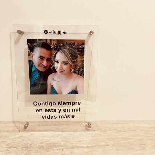 Cuadro Acrílico de Pared con Frase Personalizada